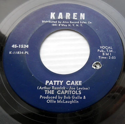 CAPITOLS northern soul 45 PATTY CAKE b/w TAKE A CHANCE ON ME BABY vg++ F1711 - Image 1 of 2
