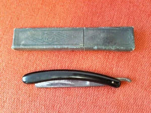 Vintage SOVIET RUSSIA Straight Razor USSR OKA FACTORY OF LABOR OF VACHA CITY 66 - Picture 1 of 12