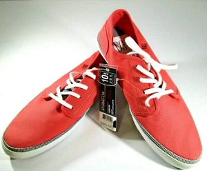 DC Women's Size 10US Studio LTZ Hot Coral 320239 Canvas Sand Shoes Brand New - Picture 1 of 9