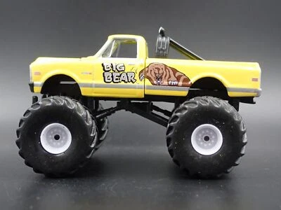 1972 72 雪佛兰雪佛兰 C20 怪物卡车大熊 1: 64 比例压铸模型汽车 — 第 1/4 张图片