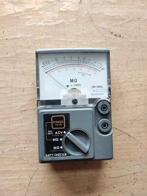 DM1006S Sinómetro Analógico 1000 Voltios/2000Mohm Probador de Aislamiento DM1... - Imagen 1 de 4