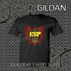 New Shirt ESP Guitars Basses Famous Logo Funny T-Shirt Size S to 5XL - Picture 1 of 6