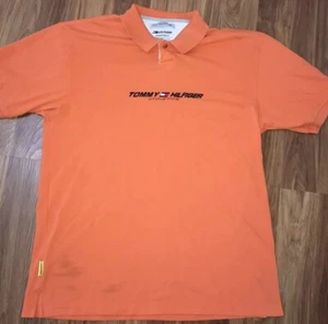 Vintage Tommy Hilfiger Athletics Embroidered Polo Shirt Size XXL - Picture 1 of 5