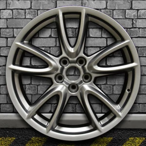 Full Face Bright Hyper Dark Silver OEM Wheel for 2011-2014 Ford Mustang - 19x9 - Picture 1 of 3
