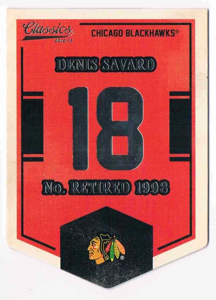 2012-13 PANINI CLASSICS SIGNATURES DENIS SAVARD CHICAGO BLACKHAWKS #EN24 - Image 1 of 2