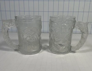 Tazza vetro commemorativa McDonalds BATMAN FOREVER 1995 lotto di 2 - nessun danno. - Foto 1 di 12