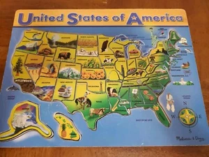 Melissa and Doug United States Of America Puzzle - Picture 1 of 5