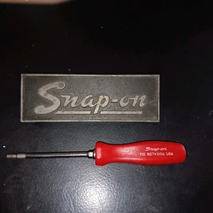 Snap On Torx Driver Red SQUARE Hard Handle T10 NEW SDTX310A 4.5"L - Picture 1 of 4