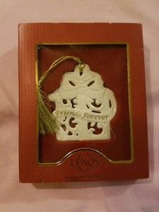 LENOX "AMERICAN BY DESIGN" ORNAMENT - Friends Forever - Mint - Picture 1 of 2
