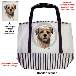 Canvas Tote - Border Terrier - Picture 1 of 1