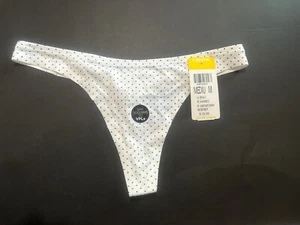 Bragas de bikini Maidenform Comfort Devotion 6 medianas nuevas con etiquetas blancas con lunares - Imagen 1 de 8