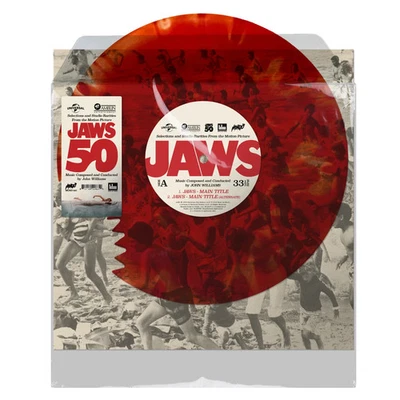 Jaws 50 - Selections And Studio Rarities (Mondo USA Exclusive, Color Shape 10") - Bild 1 von 4