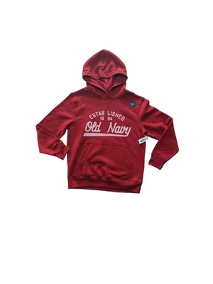 Sudadera con capucha para mujer Old Navy roja y blanca talla L (10-12) Foto 1 de 4