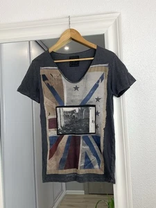 Camiseta Allsaints SPITALFIELDS Arte Camiseta Avant Garde Camiseta XS - Imagen 1 de 9