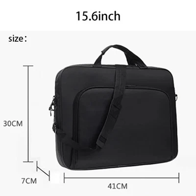 Estuche para portátil con correa para el hombro para negocios oficina portátil bolso para hombres en EE. UU. Foto 1 de 4