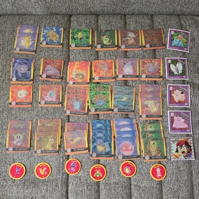 Lot Of 45 Pokémon Action Flipz Cards 1999 Premier Edition Artbox, Stickers, More - Image 1 of 4