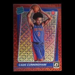 2021-22 CADE CUNNINGHAM Rated Rookie Red Mojo Choice Optic #161 - Picture 1 of 3