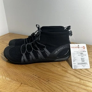 NEU Merrell Vapor Glove 4 Perf Wolle Barfuß Trail Laufschuhe Herren 9 schwarz - Bild 1 von 13