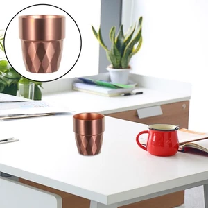 Double Wall Stainless Steel Cups: 300ml/10oz Stackable Metal Tumblers - - Picture 1 of 17