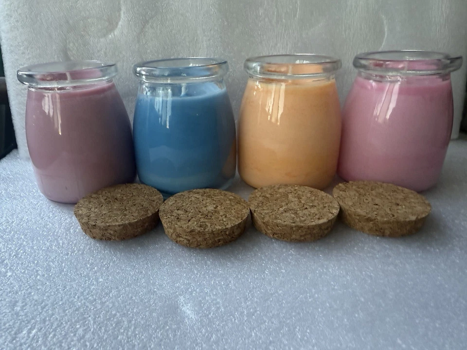 Velas de cera de soja 100% perfumadas 4-5 oz com pavio 100% algodão - Imagem 1 de 3