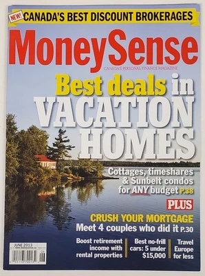 Money Sense Magazine Jun 2013 Best Deals in Vacation Homes Foto 1 de 2
