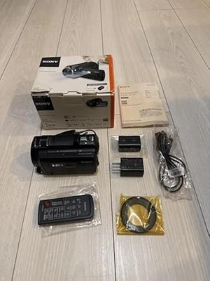 Sony HDR-PJ800 Black High Definition Camcorders 12x Optical Zoom 64GB w/Box - Image 1 of 4