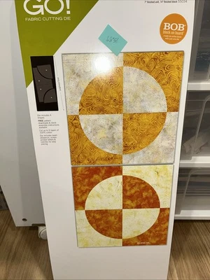 Accuquilt GO! Troquel acabado Drunkards Path 7" # 55034 usado Foto 1 de 4