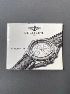 Genuine Breitling Chronomat Booklet Vintage year 2000 - Foto 1 di 6