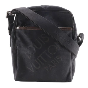 Bolso de hombro Louis Vuitton Sitadan casi nuevo M93223 negro Damier Jean lona... - Imagen 1 de 12