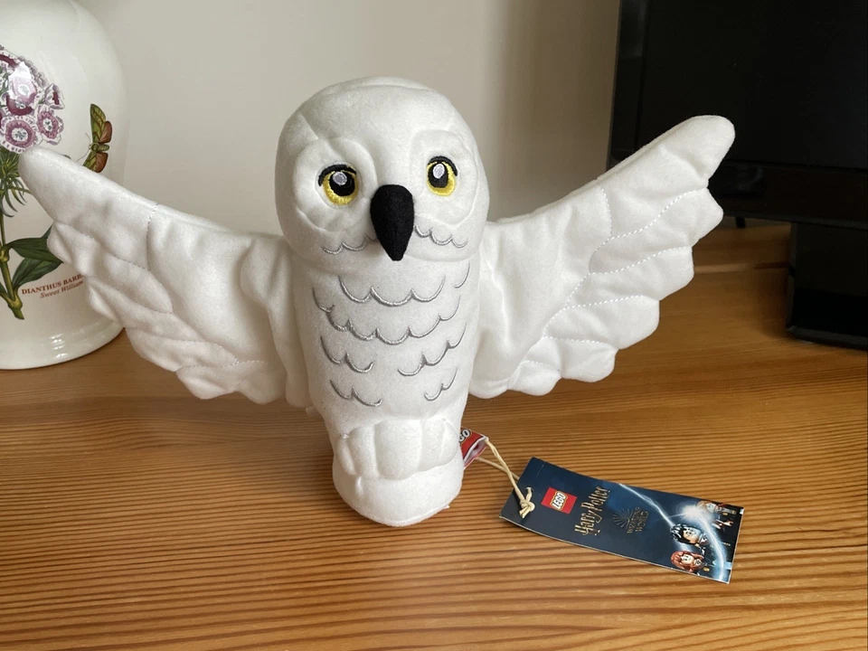 LEGO Plush Hedwig Figure Toy Owl Harry Potter Collectible - Image 1 of 4