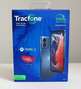 Motorola - Moto G Play (2024) Sapphire Blue, 64GB (XT2413V) Tracfone - UNLOCKED - Zdjęcie 1 z 6