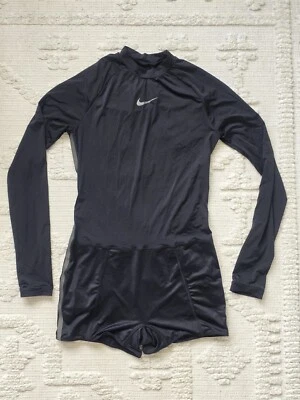 Nike Mujer Run Division Entrenamiento Gimnasio Body AJ6540-010 Negro Nuevo Talla S Foto 1 de 4