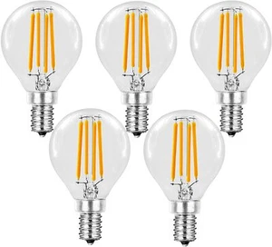 5er Set 5 Watt LED Leuchtmittel E14 Filament 3000K Glühbirne E14002-5 Trango - Bild 1 von 2