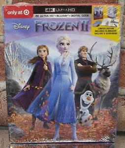 Frozen 2 4K Ultra HD Blu-Ray Digital Code Limited Edition Anna Elsa Olaf Sealed - Picture 1 of 9