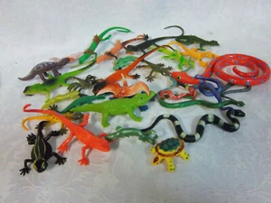 Surtido Animales Marinos Océano Figuras Serpientes 4" Reptiles Juguete - Imagen 1 de 11