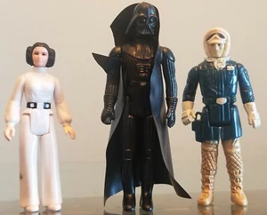 Darth Vader - Han Solo - Prinzessin Leia - Actionfiguren - Jahre 1977-1980 - Bild 1 von 2