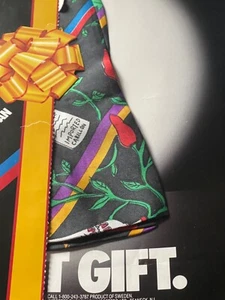 Warhol's Interview Magazine Dec 1991 Anjelica VODKA  Nicole Miller ABSOLUT scarf - Picture 1 of 5