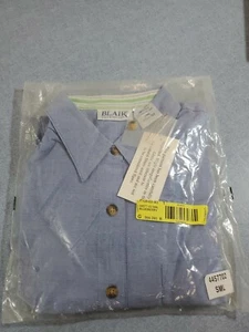 Lote de 2 camisas de vestir informales Blair para hombre manga corta en paquete talla pequeña - Imagen 1 de 3