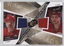 2008-09 SPx Winning Combos Spectrum /99 Lanny McDonald Al MacInnis #WC-MM HOF