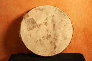 Schamanentrommel 34cm Rehfell mit Hörprobe - Bild 1 von 5