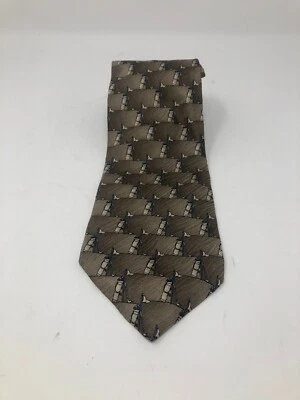 Celebrations By MMG Golf Pattern Tie 100% Silk - Image 1 of 3