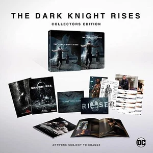 THE DARK KNIGHT RISES / BATMAN *STEELBOOK / 3 Disc* NEW RB (4K UHD) Blu Ray - Picture 1 of 1