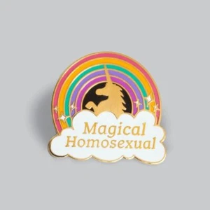 Alfiler de solapa gay mágico Gaypin' - Imagen 1 de 1