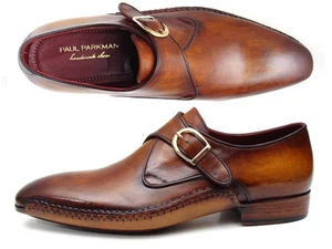 Correas individuales para hombre Paul Parkman cuero marrón (ID #69V5E) - Imagen 1 de 6
