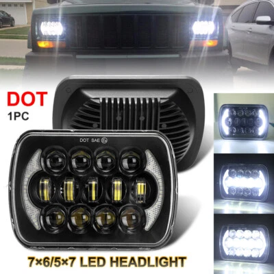 5x7 7x6 LED Headlight Hi-Lo Beam DRL For Ford E150 E250/350 Econoline Club Wagon - Image 1 of 4
