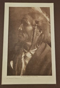 Vintage Original Edward S Curtis Photogravure 1907 "No Flesh" - Picture 1 of 6