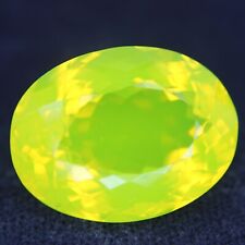 49.10 Ct Eye Clean Oval Shape Loose Gemstones Australian Natural Yellow Opal