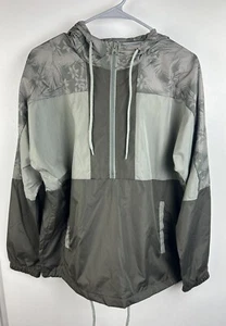 Beautiful Giant Mens Hooded Lightweight Windbreaker Zip Hoodie Pullover Jacket S - Picture 1 of 10