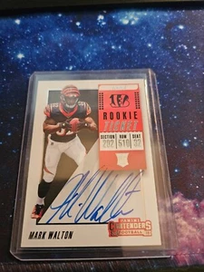 Boleto de novato Panini Contenders 2018 RPS #131 Mark Walton (AU, RC) - Imagen 1 de 2
