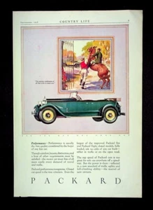 Anuncio impreso de automóvil Packard 1926 Art Deco A2 - Imagen 1 de 1